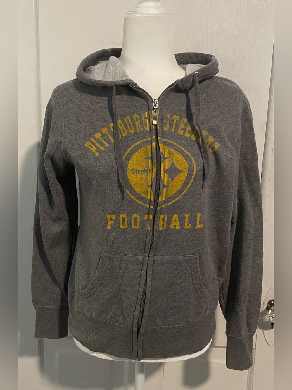 Team Apparel Pittsburgh Steelers Zip Hoodie